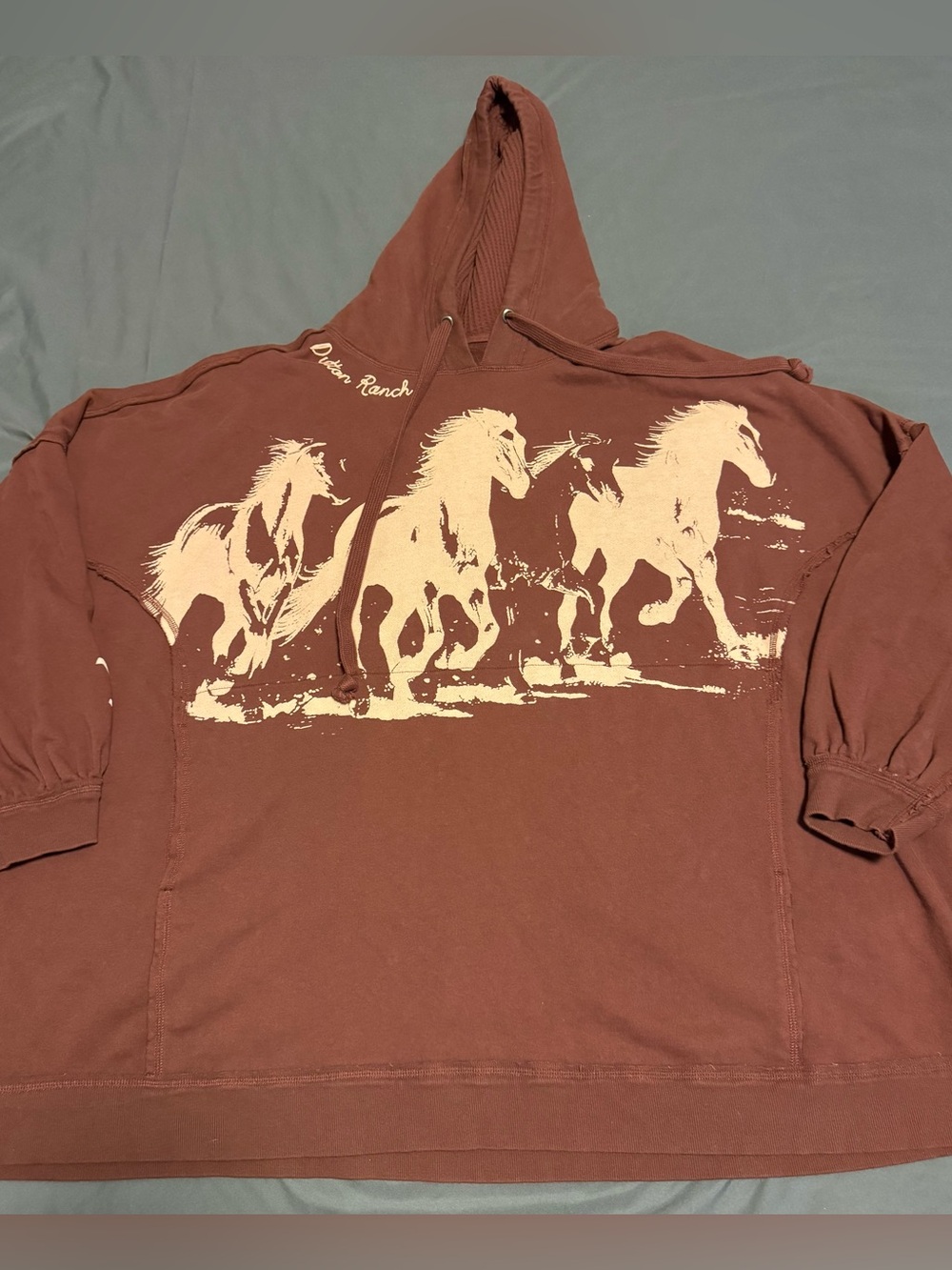 Free People Size Large Yellowstone We Hoodie Oversized Women Used